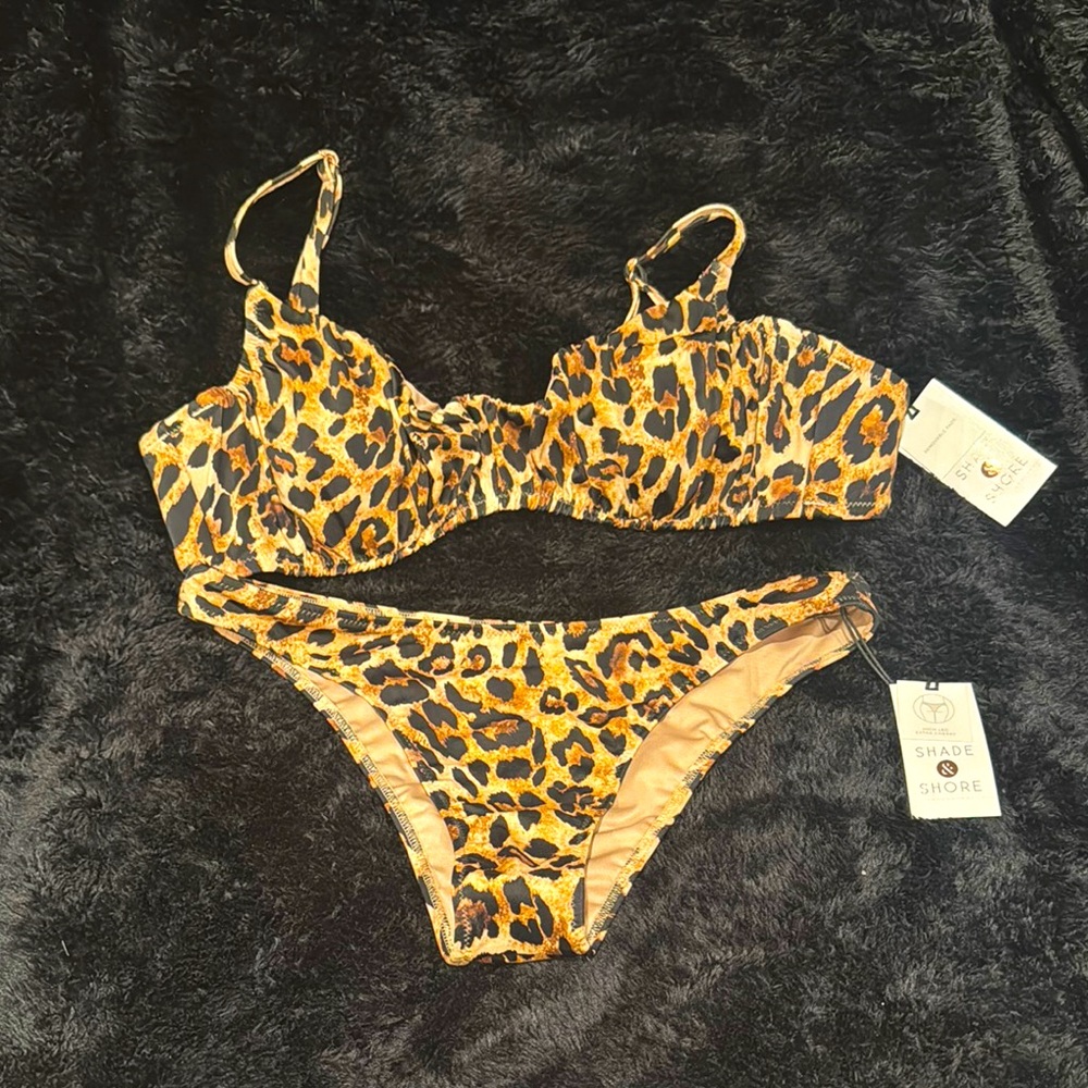 NWT Leopard Bikini